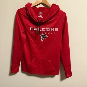 Atlanta Falcons NFL Majestic Cowl Neck Hoodie Sweatshirt- Size Small Women’s